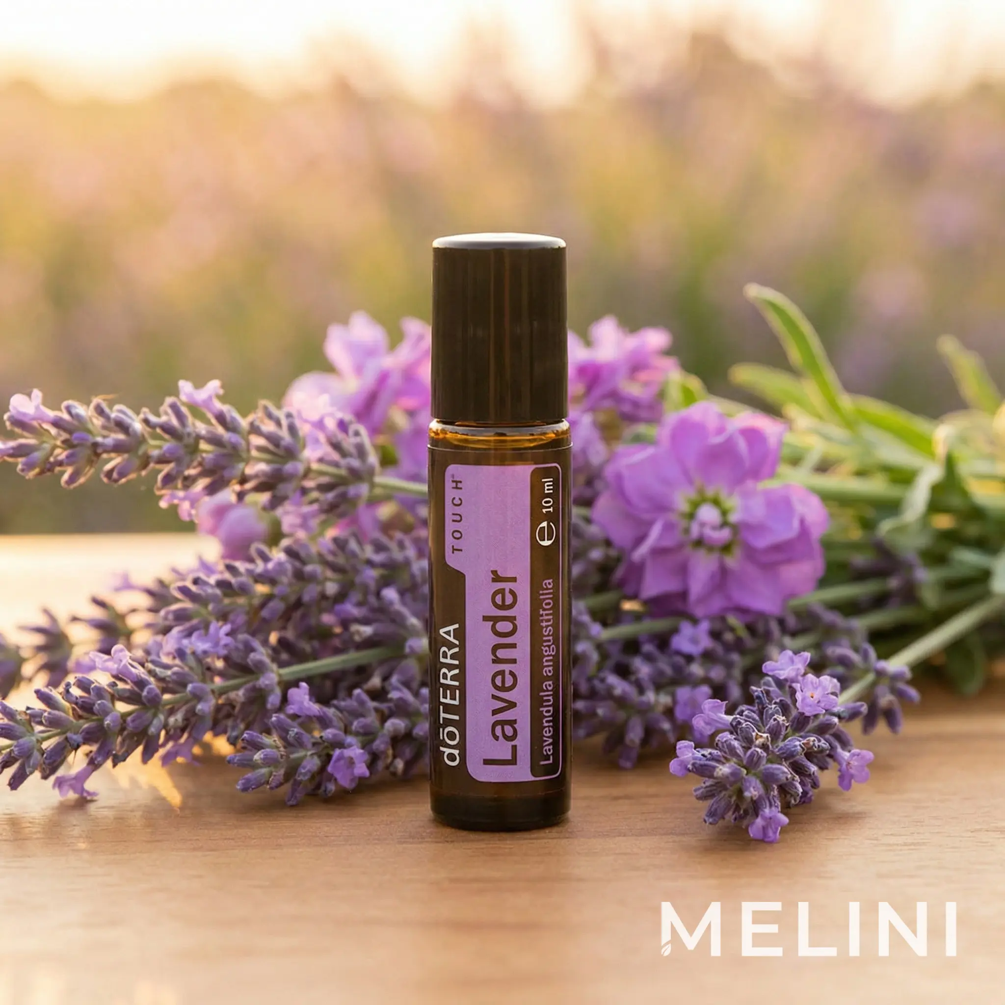 dōTERRA Lavender Touch 10 ml — alternate view of the bottle and packaging