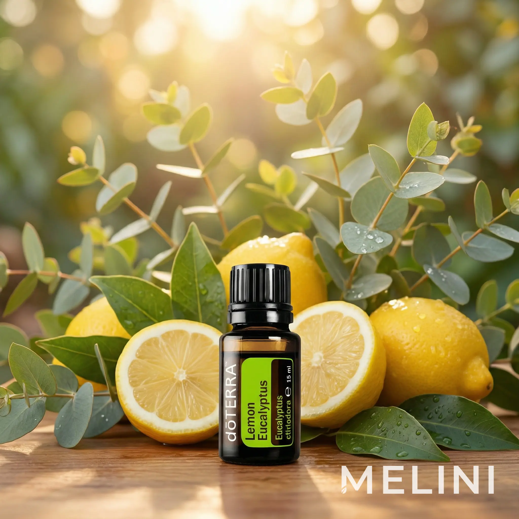 dōTERRA Vietnamese Eucalyptus 15 ml — alternate view of the bottle and packaging