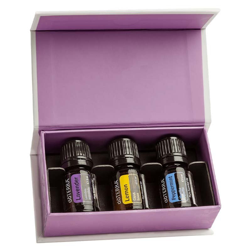 dōTERRA Introductory Kit — alternate view of the bottle and packaging