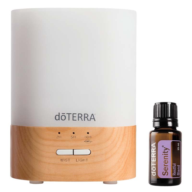 Lumo Diffuser and dōTERRA Serenity — product photo