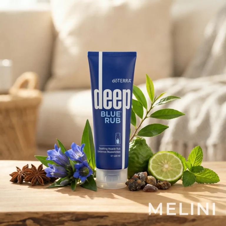 dōTERRA Deep Blue Rub 120 ml — alternate view of the bottle and packaging