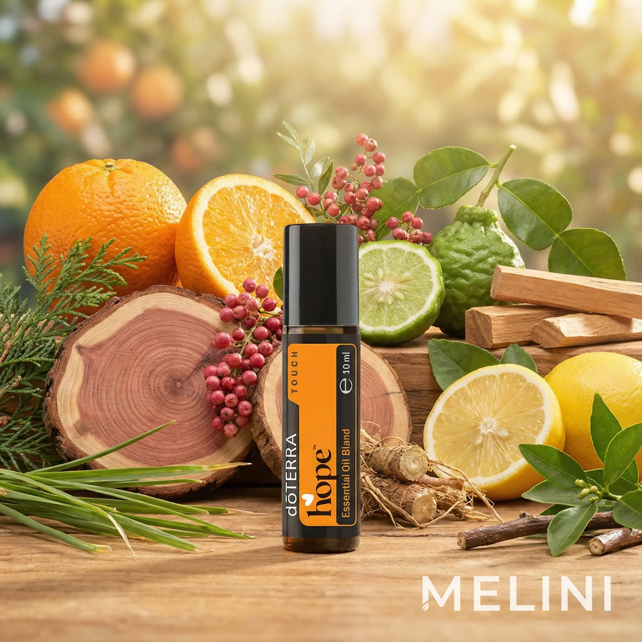 dōTERRA Hope™ Touch — alternate view of the bottle and packaging