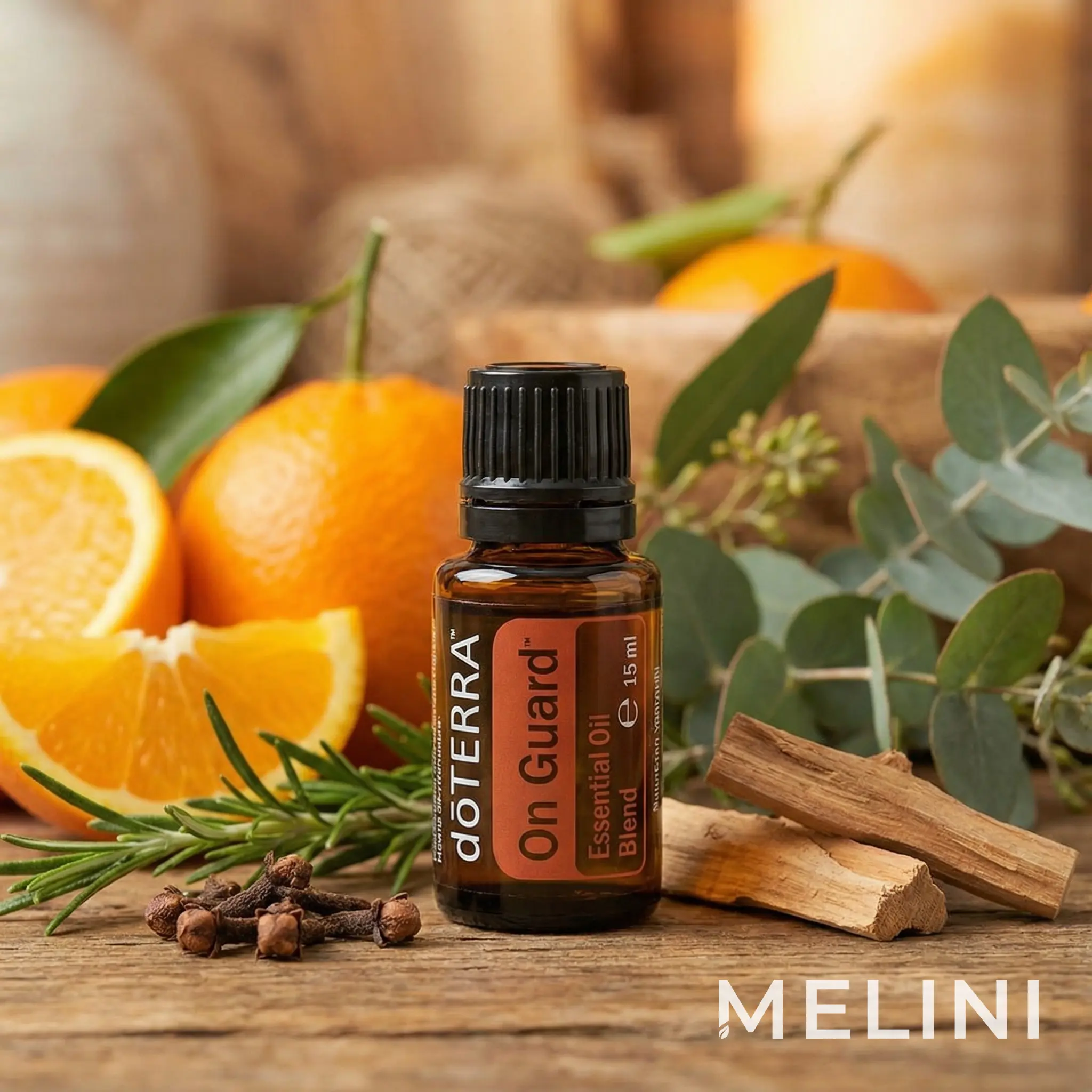 dōTERRA On Guard™ 15 ml — alternate view of the bottle and packaging