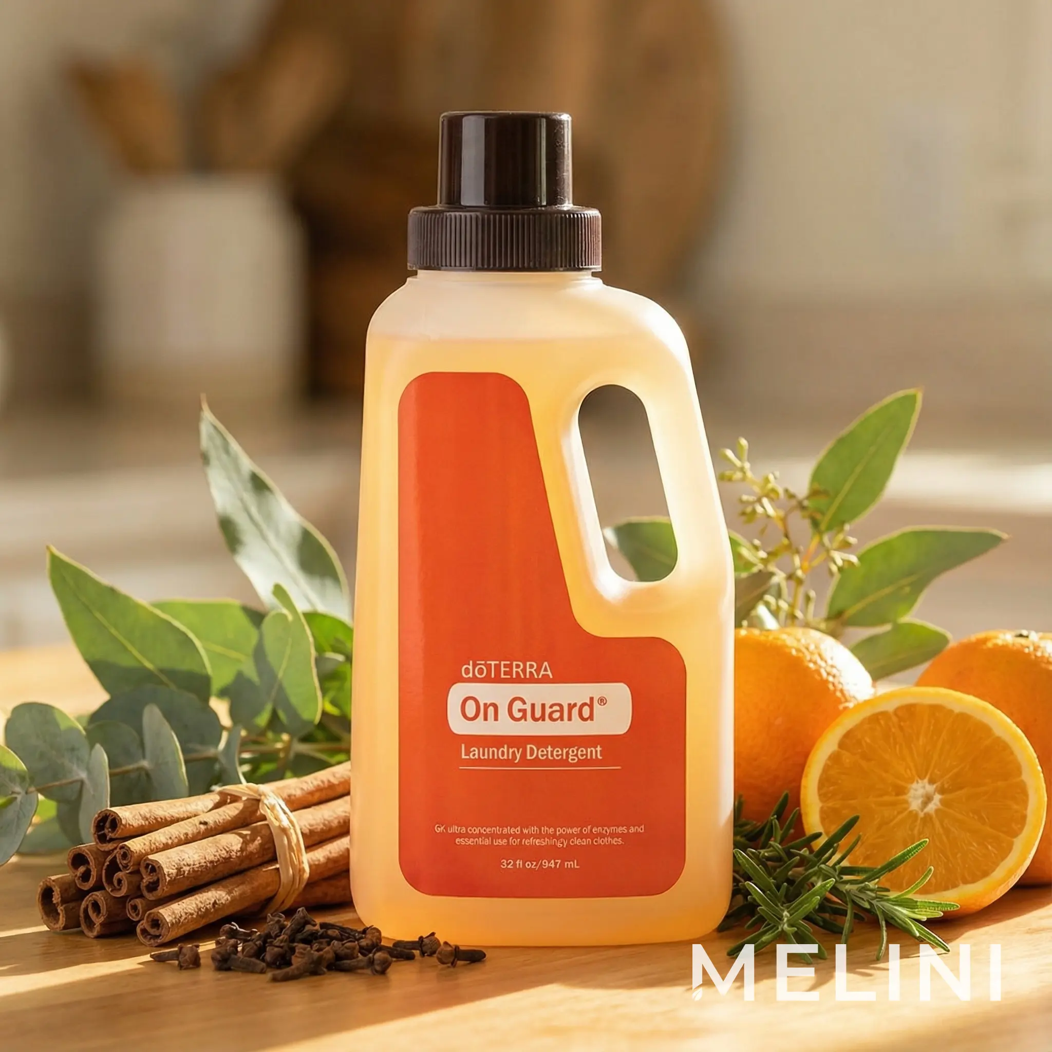 dōTERRA On Guard™ Laundry Detergent — alternate view of the bottle and packaging