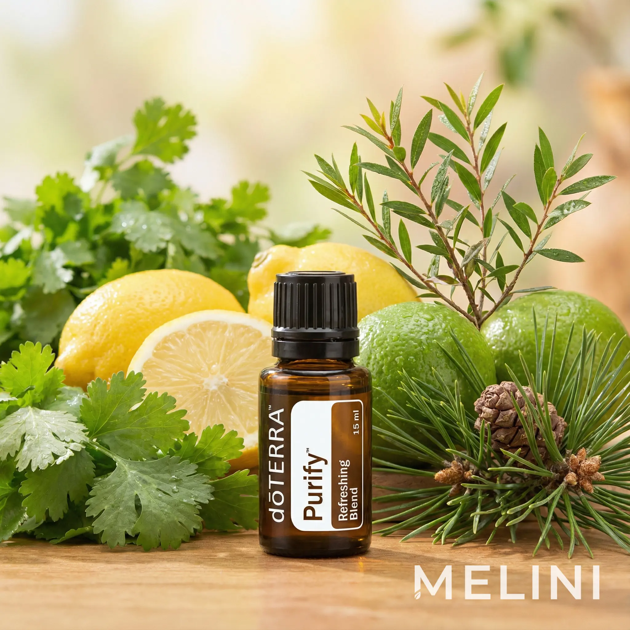 dōTERRA Purify™ 15 ml — alternate view of the bottle and packaging
