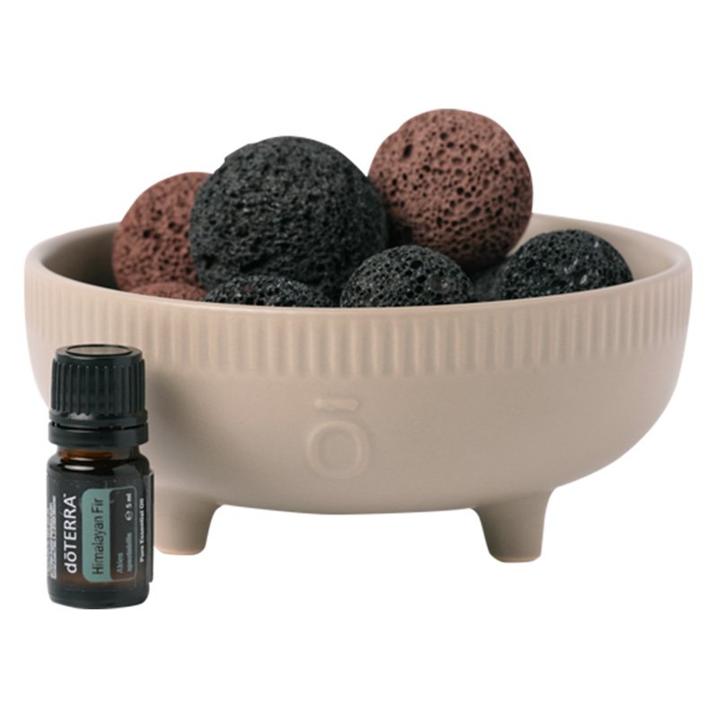 dōTERRA Lava Stone Passive Diffuser and Himalayan Fir — product photo