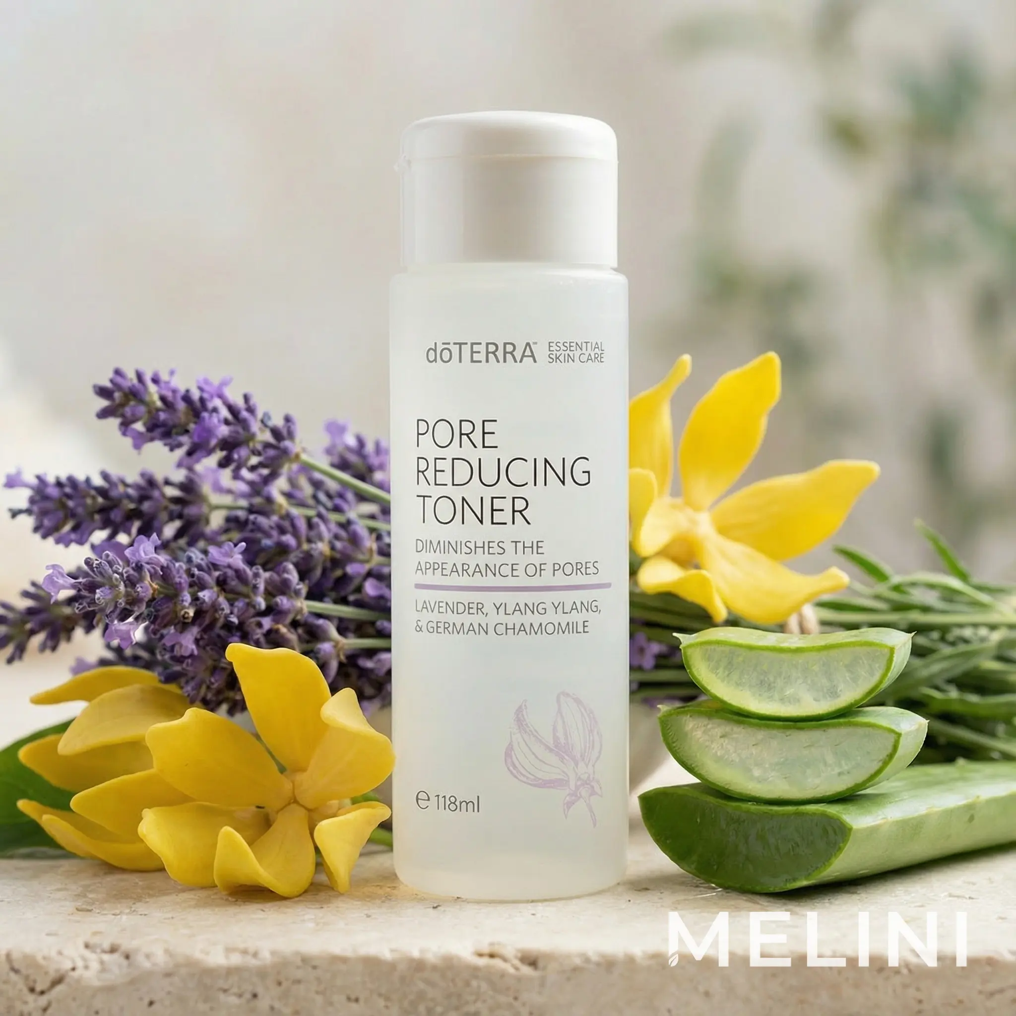 dōTERRA Pore Minimising Toner — alternate view of the bottle and packaging