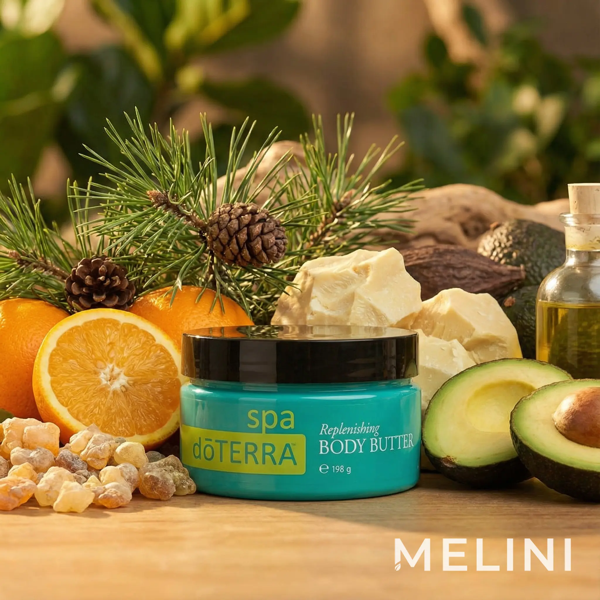 dōTERRA Nourishing Body Butter — alternate view of the bottle and packaging