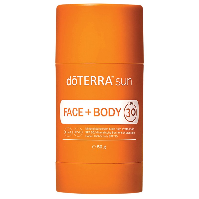 dōTERRA sun mineral sunscreen stick for face and body — product photo