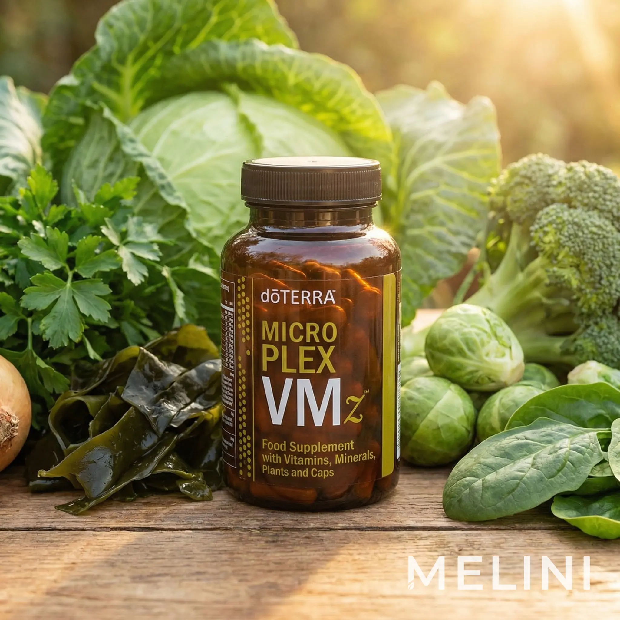 dōTERRA Microplex VMz — alternate view of the bottle and packaging