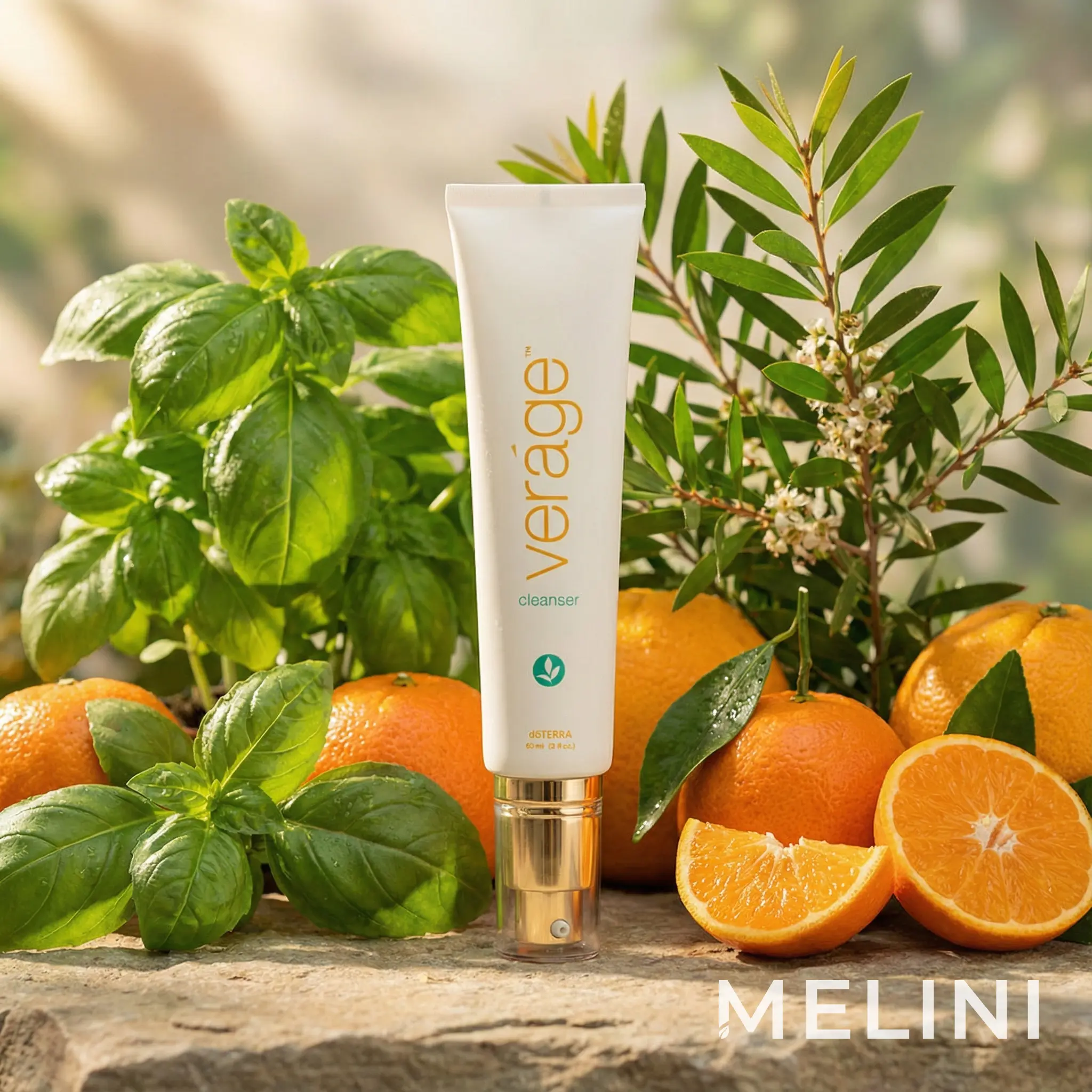 dōTERRA Veráge Cleanser — alternate view of the bottle and packaging