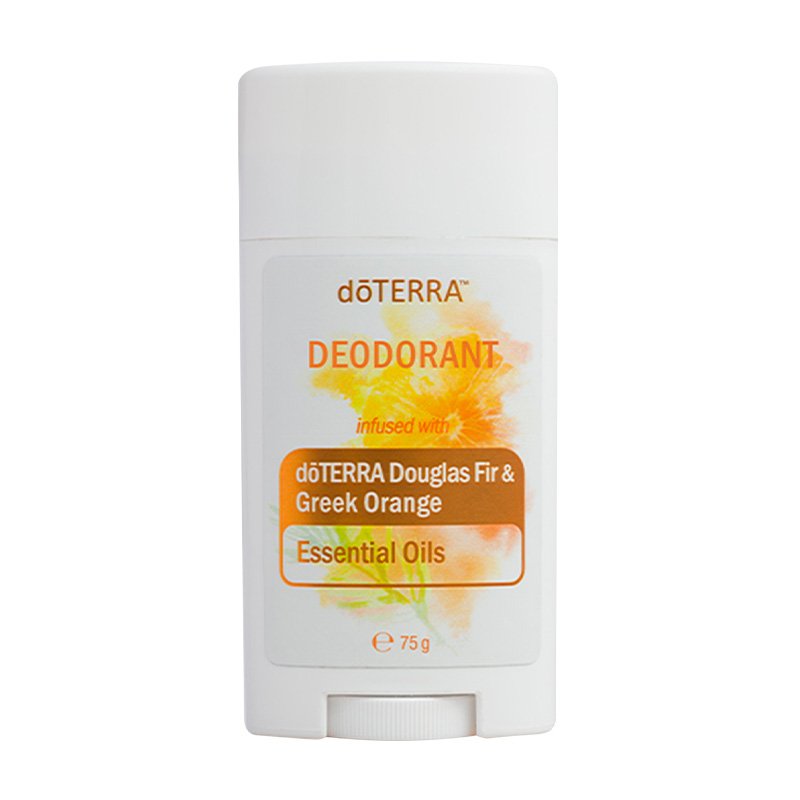 dōTERRA deodorant with the scent of Douglas fir and Greek orange — product photo