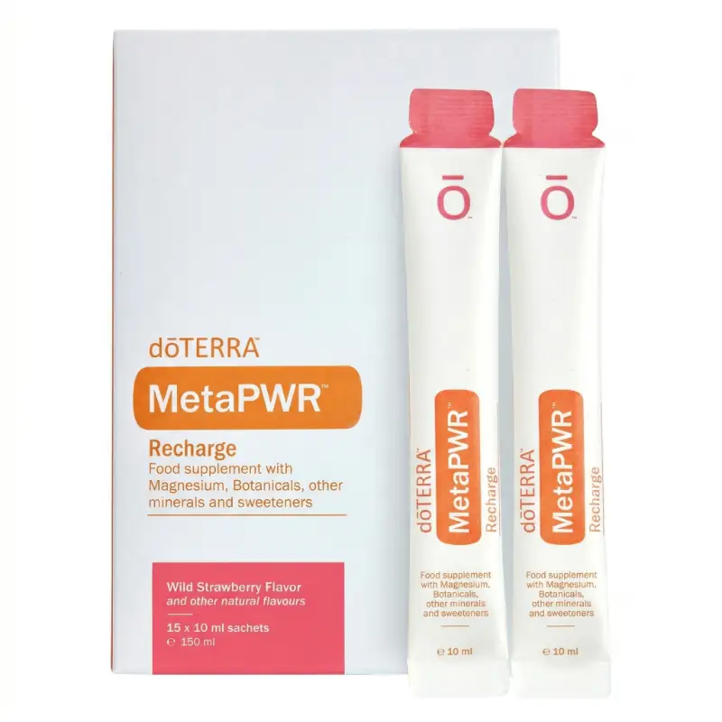 dōTERRA MetaPWR Recharge – Wild Strawberry flavour — product photo