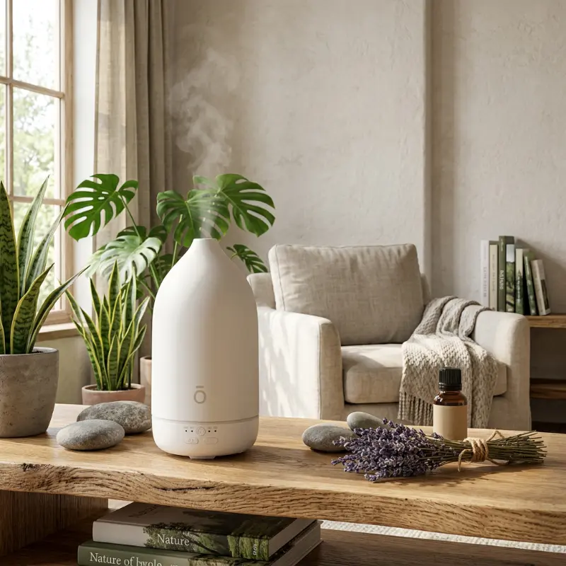 dōTERRA Laluz Diffuser — alternate view of the bottle and packaging